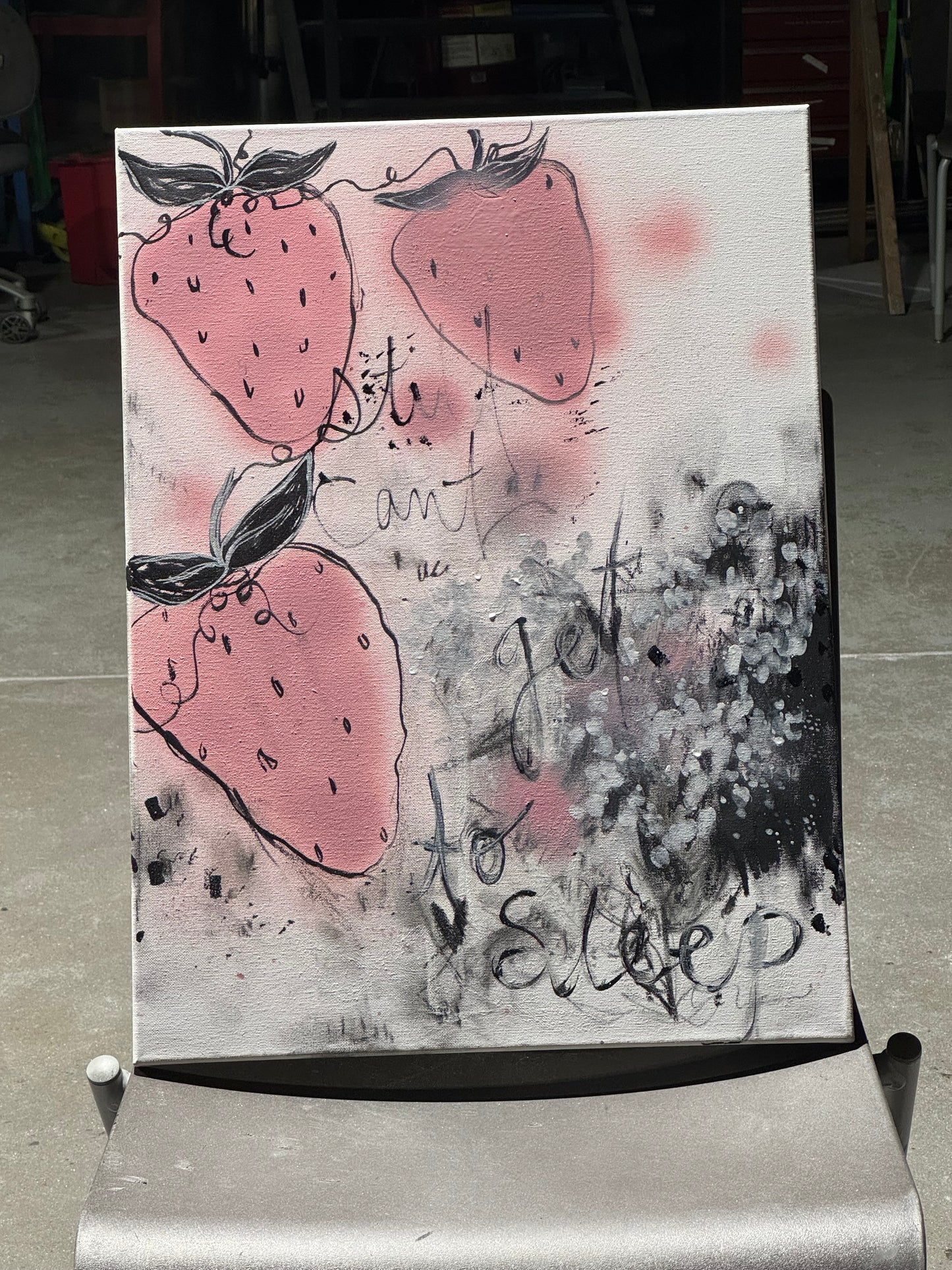 Get To Sleep Original Canvas Piece