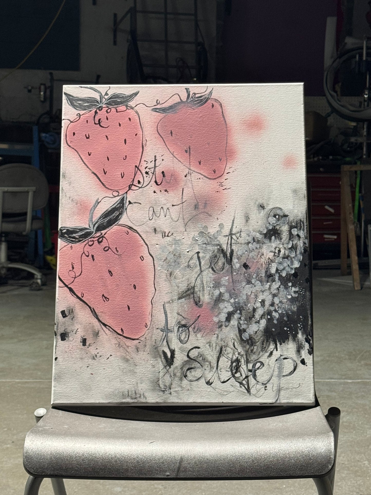 Get To Sleep Original Canvas Piece