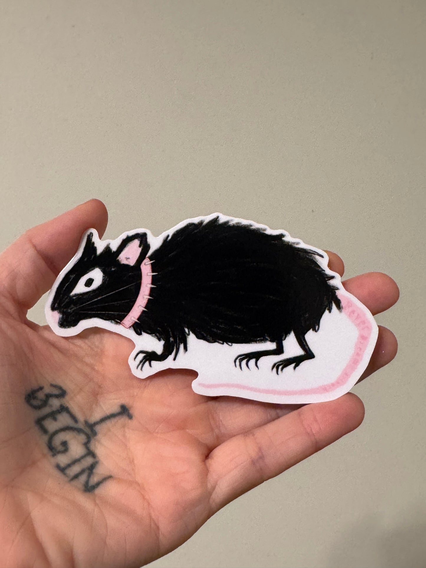 Punk Rat Sticker