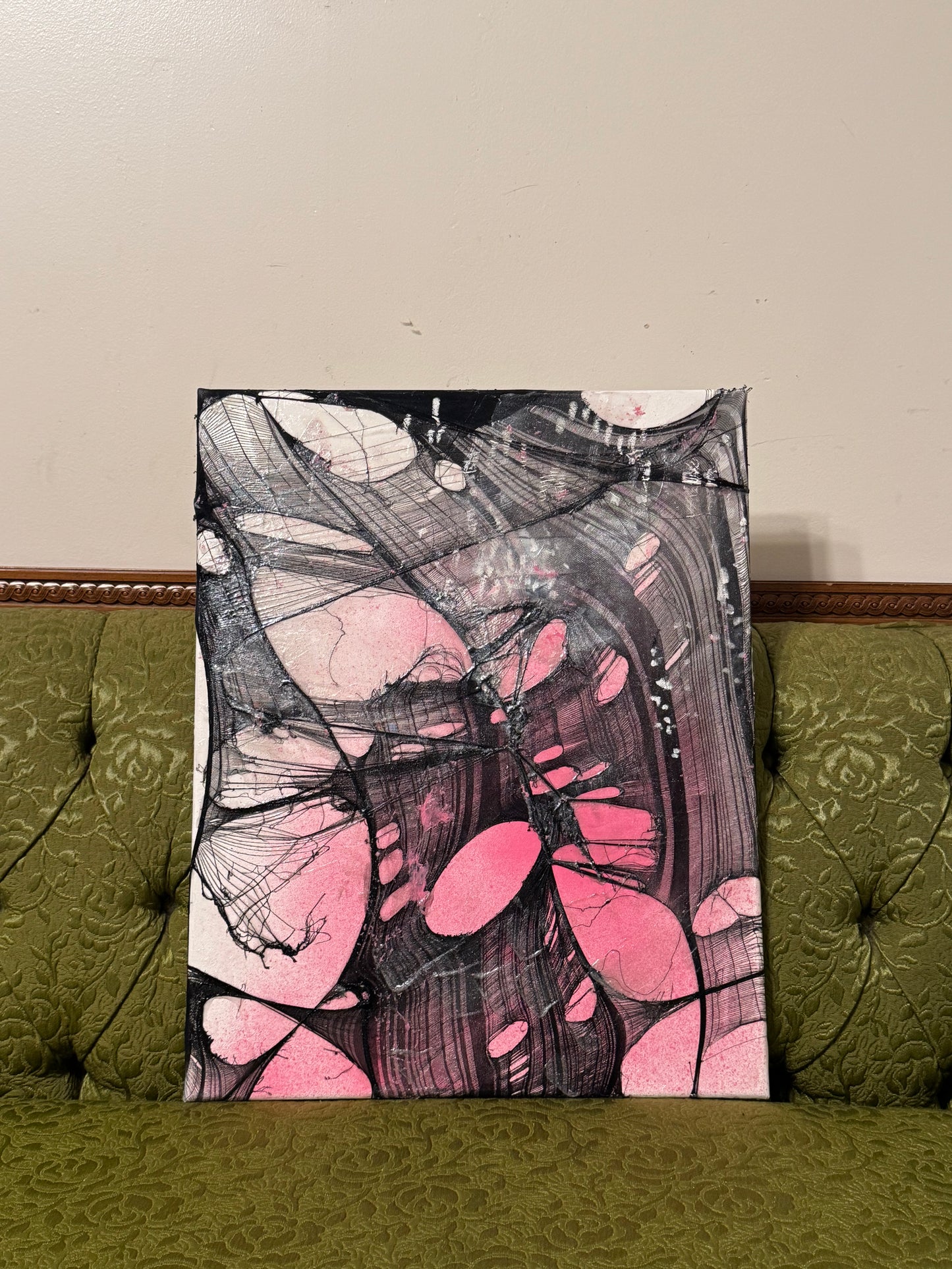 Girl in Distress Original Painting