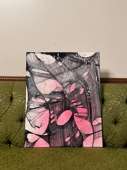 Girl in Distress Original Painting