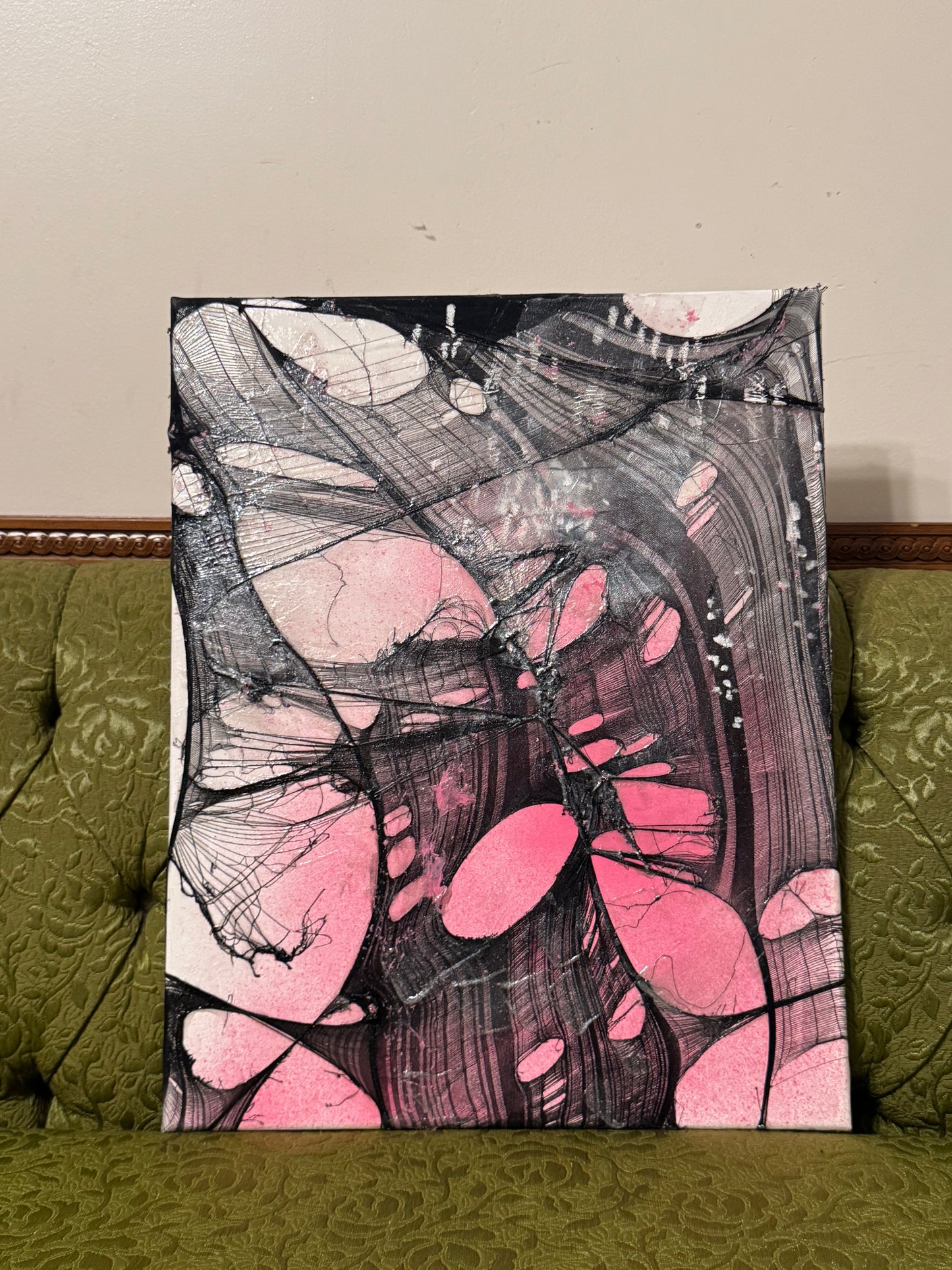 Girl in Distress Original Painting
