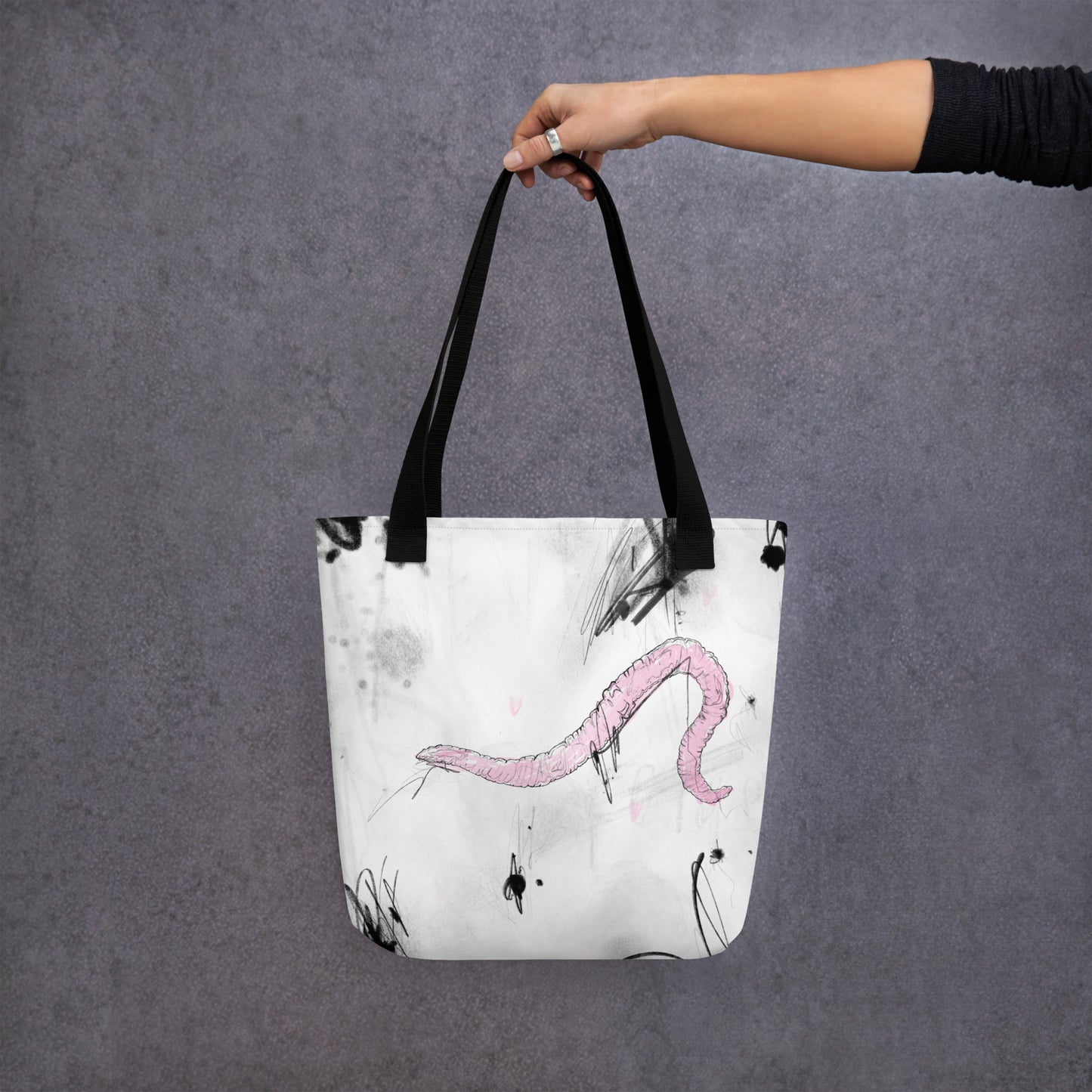 Worm Tote Bag