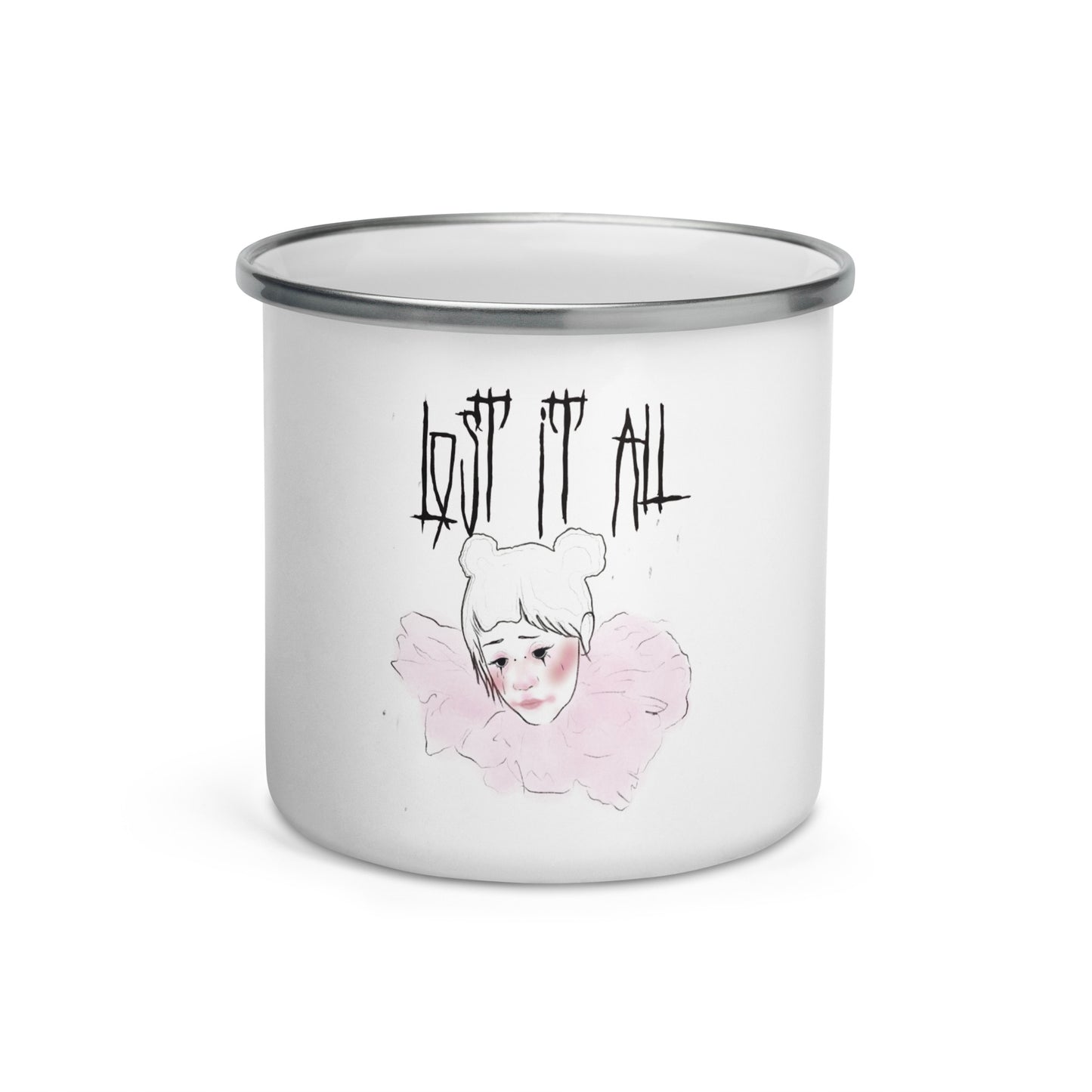 Lost It All Enamel Mug