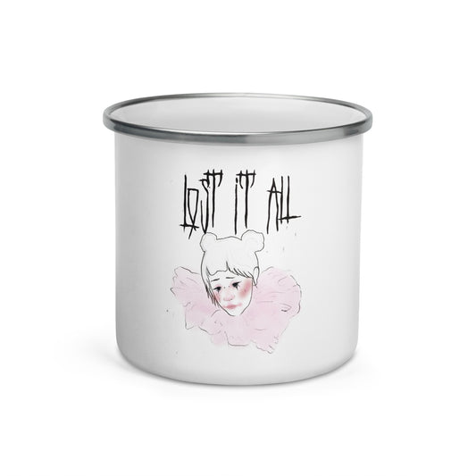 Lost It All Enamel Mug