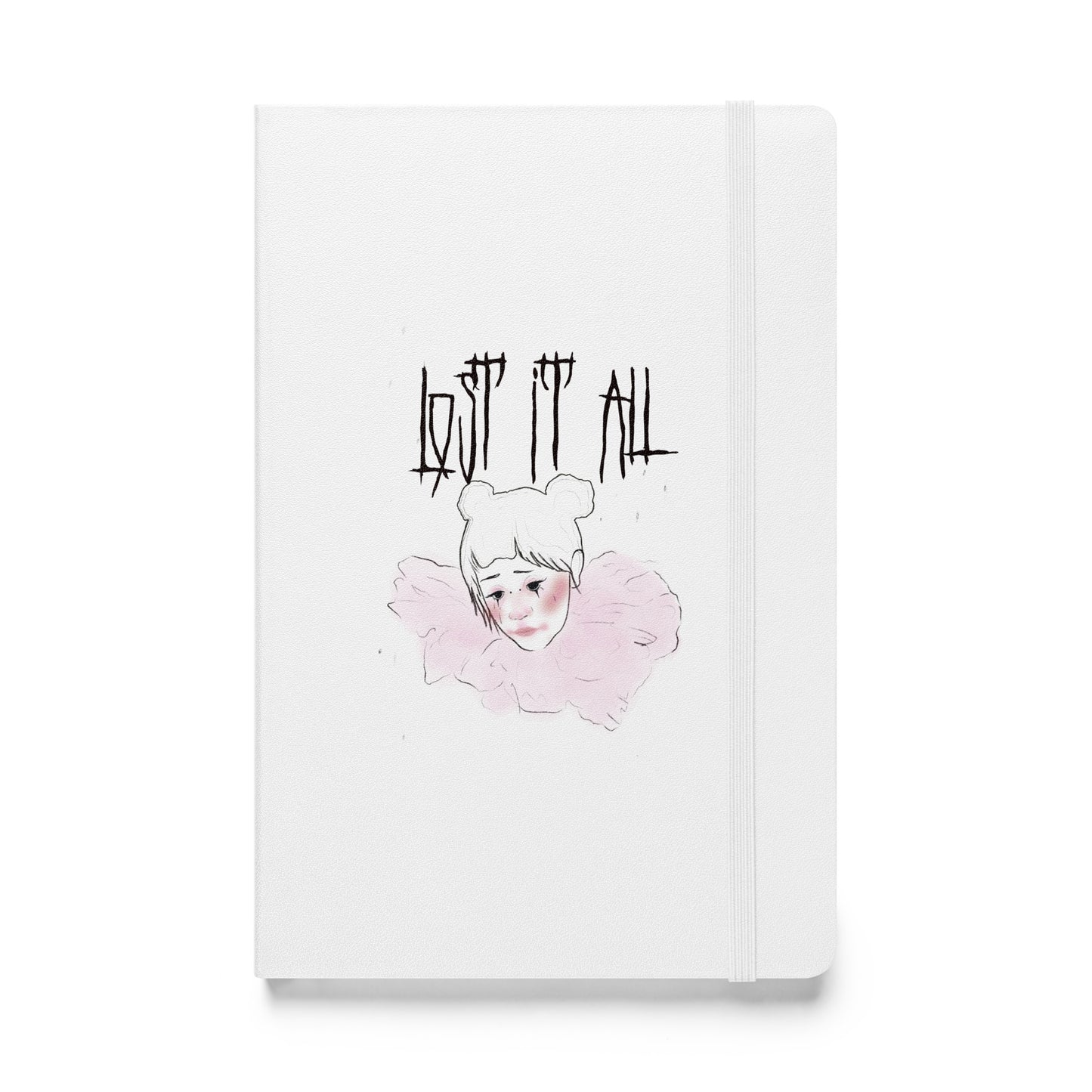 Lost It All Clown Hardcover bound notebook