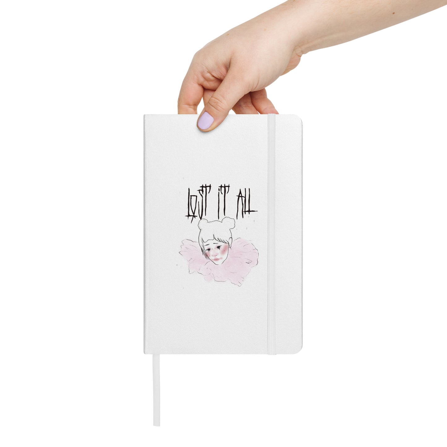 Lost It All Clown Hardcover bound notebook