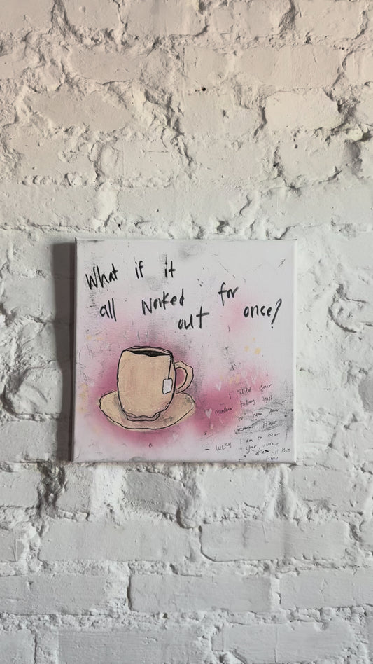 Voicemail original canvas piece (ON HOLD DONT BUY)