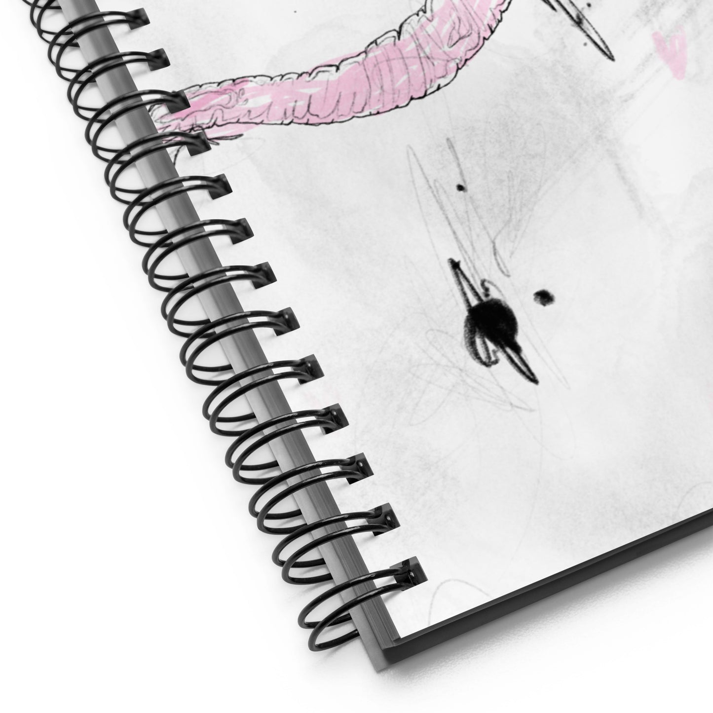 Worm Spiral notebook